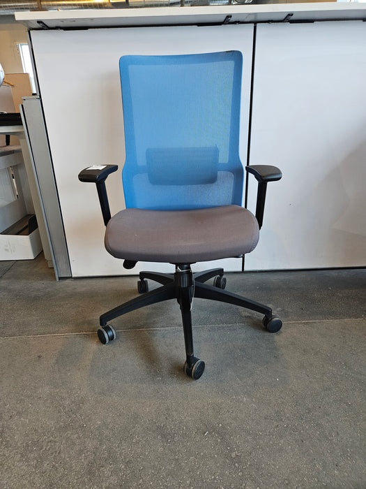 SitOnIt Novo Task Highback - Light Blue