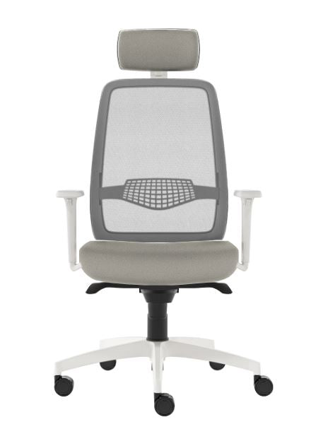 Allseating L1 with Headrest - White