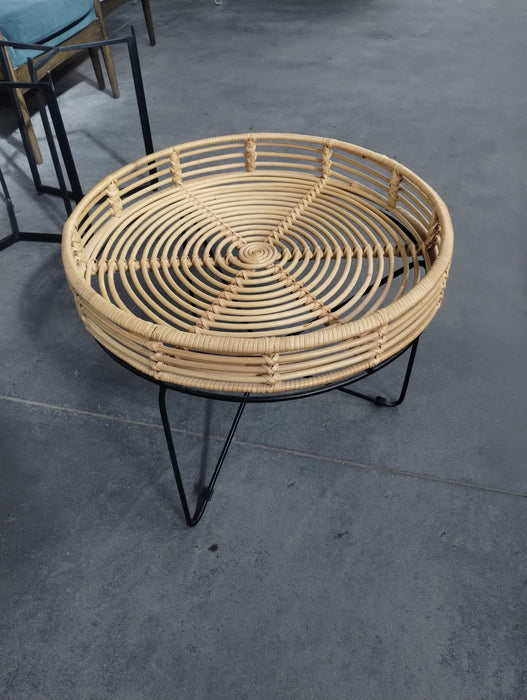 Wicker Side Table