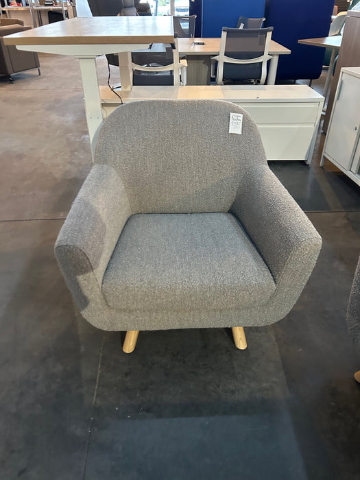 Grey Club Chair
