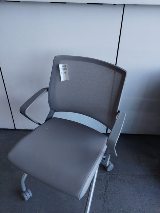 Flip-Up Guest Chair White