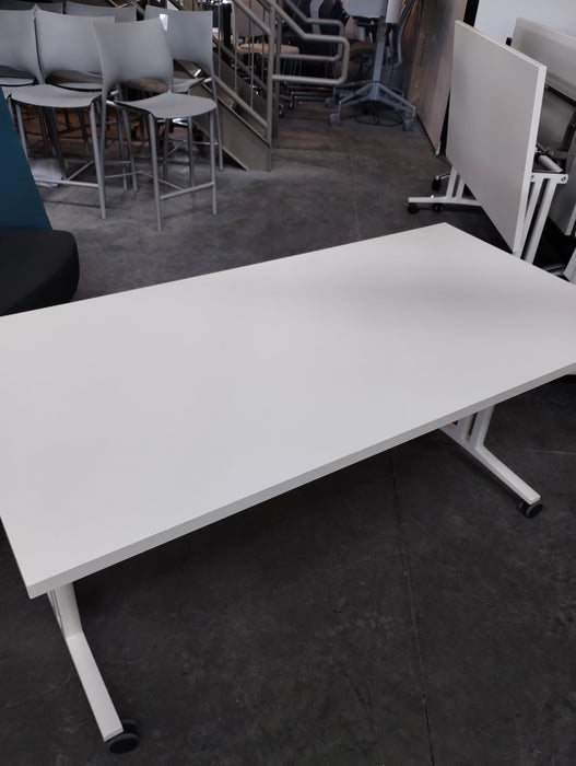 Flip-Top Desk White