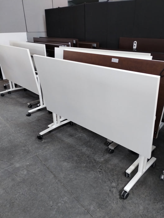 Flip-Top Desk White