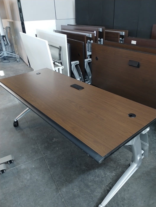 Flip-Top Desk Dark Brown