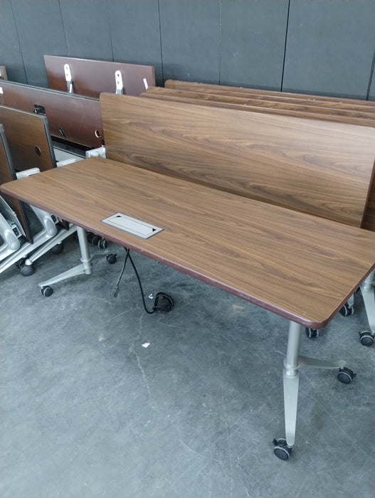 Flip-Top Desk Brown