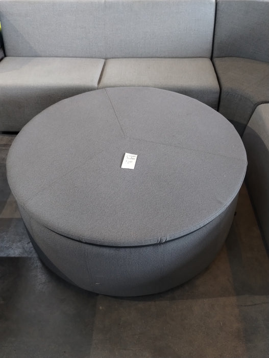 Large Grey Ottoman