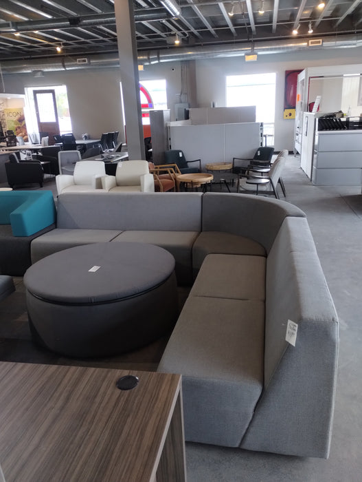 Grey L-Shape Sofa