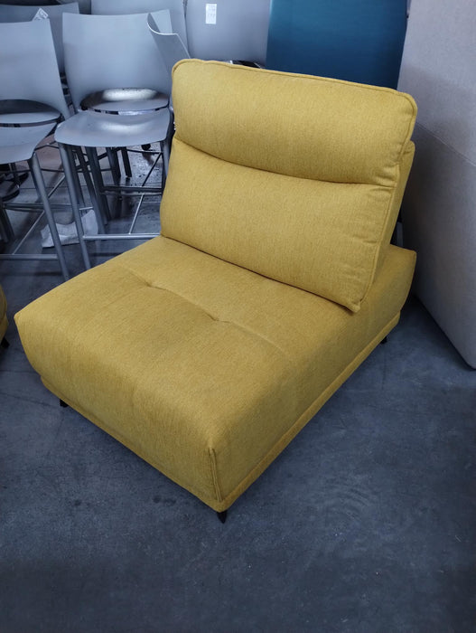 Yellow Sofa Chair w/ Adjustable Depth