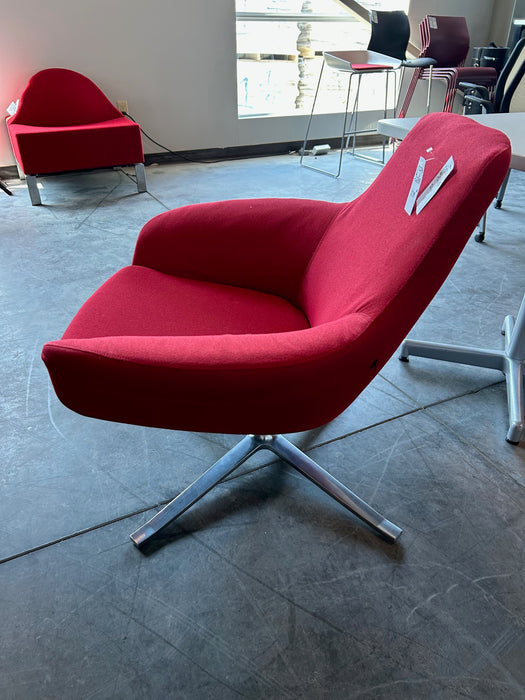 Red Coalesse Lounge Chair