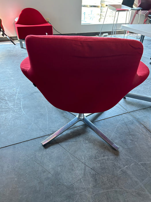 Red Coalesse Lounge Chair