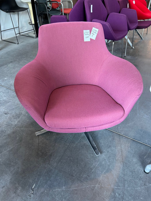 Pink Coalesse Lounge Chair
