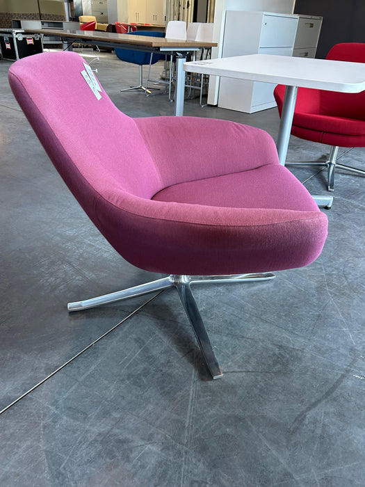 Pink Coalesse Lounge Chair