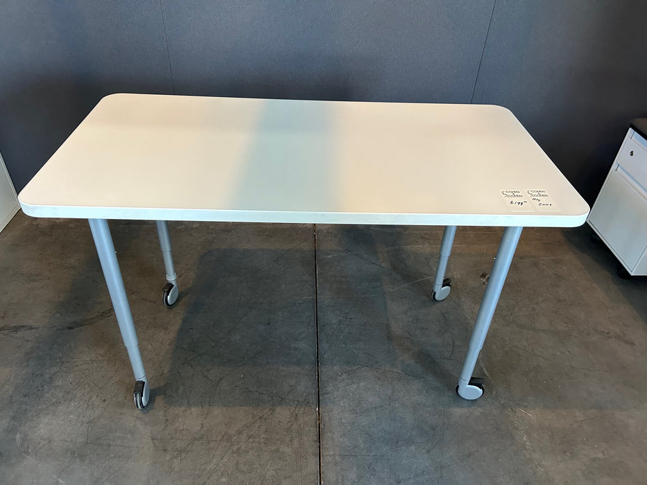 Steelcase Adjustable Mobile Table