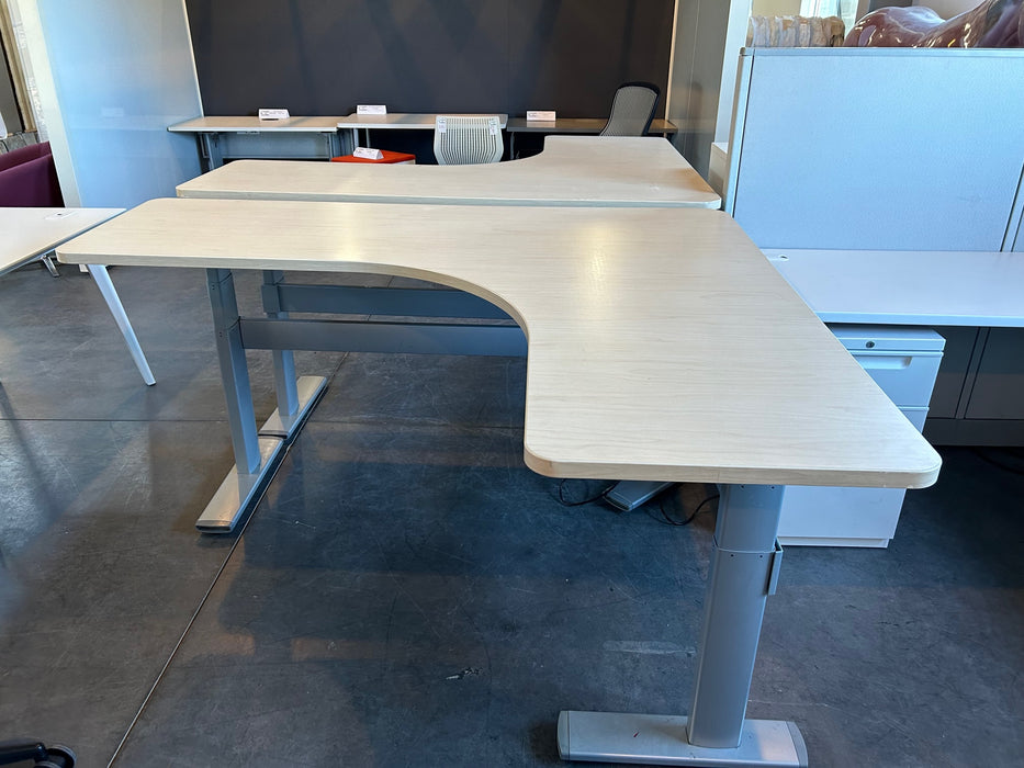 Left Handed Height Adjustable Desk