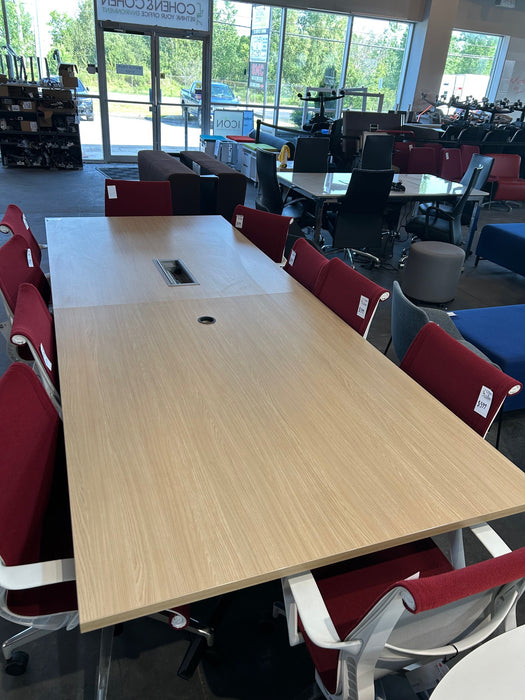 Maple Boardroom w/ power