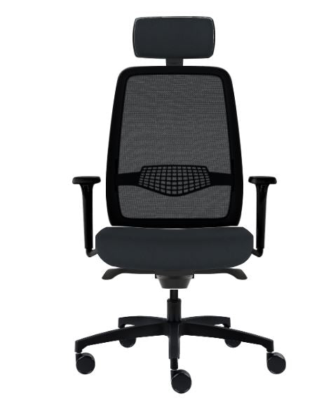 Allseating L1 with Headrest - Black